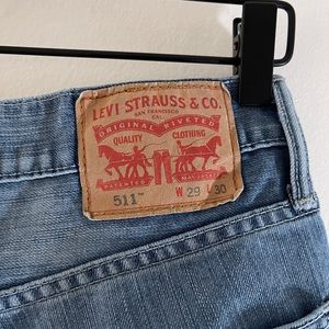 Levi’s 511 Jeans 29”w 30”l